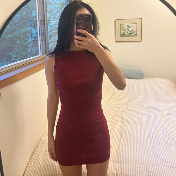 Peppermayo Dresses & Skirts - Peppermayo red floral set